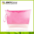2016 spring simple pink cosmetic bag or pencil case to beautiful ladies and smart girl